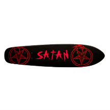 Satan stiger ombord skate deck