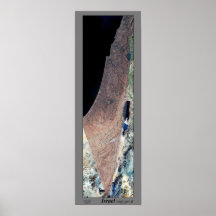 Satellit- affisch för Israel mellan östern