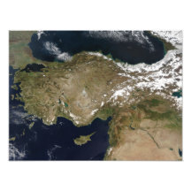 Satellit- beskåda av Turkiet Foto