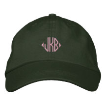 Sätt din Monogram på ett lock Broderade Baseball Kepsar