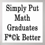 Sätt enkelt den bättre Mathstudenterknullen Affisch