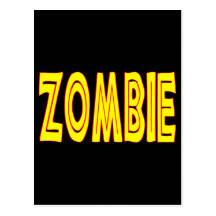 Sätta en klocka på Zombie Vykort