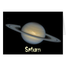Saturn Hubble, Saturn Hälsningskort