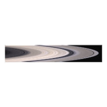 Saturns ringsystem fotontryck