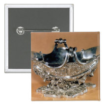 Sauceboat Palissy Ware, c.1530 Knappar Med Nål