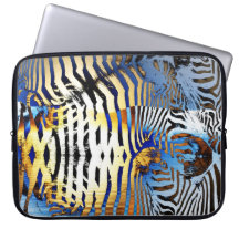 savannahdrömmar - sebrasolnedgång laptop datorfodral