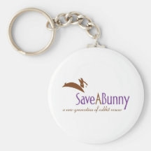SaveABunny logotyp Nyckel Ring