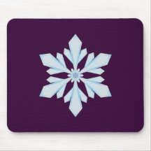 Schneeflocke snow flake mauspad