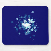 Schneeflocken snow flakes mauspad
