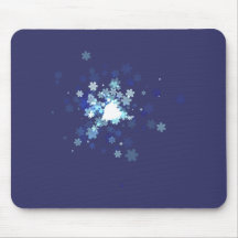 Schneeflocken snow flakes mousepad
