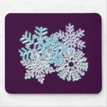 Schneeflocken snow flakes mousepads