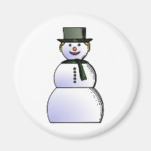 Schneefrau snow woman kühlschrankmagnete