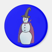 Schneehexe snow witch magnets