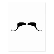 Schnurrbart moustache mustache postkarten