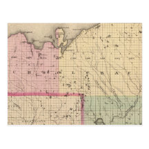 Schoolcraft County Michigan Vykort