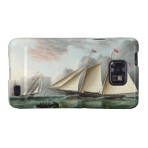 SchoonerMohawk av den sandiga krokfyren Galaxy S2 Skydd