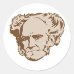 Schopenhauer porträttklistermärke