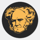 Schopenhauer porträttklistermärke
