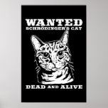 Schrodingers katt önskade dead eller vid liv print