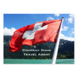 Schweitz flagga visitkort