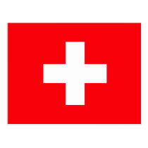 Schweitz flagga vykort