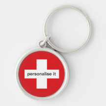 Schweitz schweizare sjunker deluxe keychain nyckel ringar