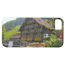 Schweizisk chalet vid sjön iPhone 5 cases
