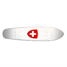 Schweizisk vapensköld - Schweitz souvenir Anpassad Skate Board