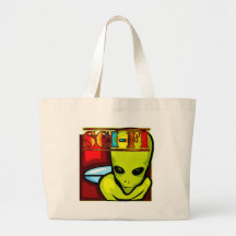 Sci Fi främling Tote Bags