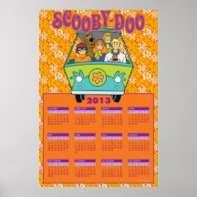 Scooby-Doo kalendern för gåtamaskin 2013 Posters