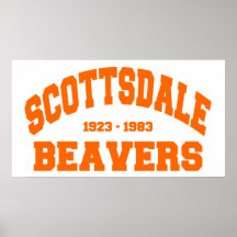 Scottsdale bäver print