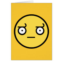 Se av ogillandesmiley face kort
