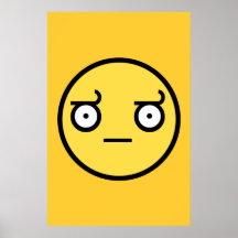 Se av ogillandeSmiley vänder mot Posters