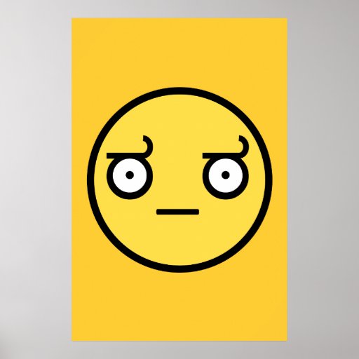 Se av ogillandeSmiley vänder mot Posters