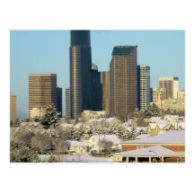 Seattle i vinter vykort