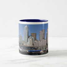 Seattle panorama- horisont kaffe kopp