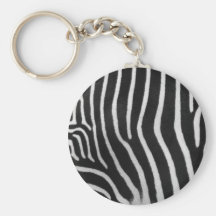 Sebrarandmönster Keychain Nyckelringar