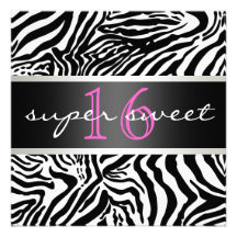 Sebrasweet sixteeninbjudan