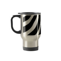 Sebratrycket reser rånar kaffe koppar