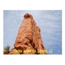Sedona monolit, Sedona, AZ Vykort