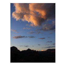 Sedona solnedgång vykort