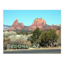 Sedona-View#4 Sedona, AZ-vykort