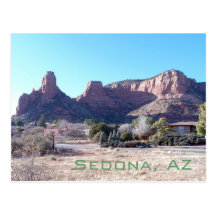 Sedona-View#5 Sedona, AZ-vykort