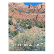 Sedona-View#9 Sedona, AZ-vykort