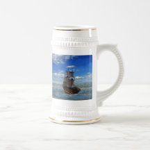 Segla den away steinen kaffe mugg