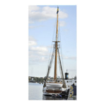 Segla frakten hälsningskort med foto