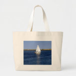 Segla stranden hänga lös tote bag