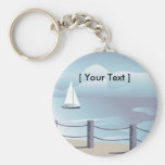 Segling Keychain Nyckel Ringar