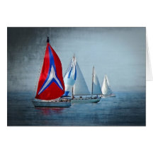 Seglingtävling Hälsningskort