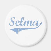 Selma North Carolina klassikerdesign Kylskåps Magneter